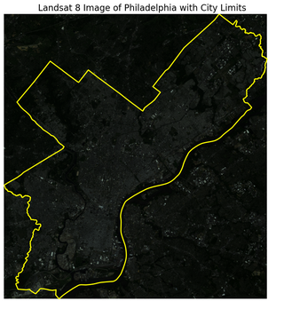 Landsat 8 Imagery of Philadelphia by Zhanchao Yang